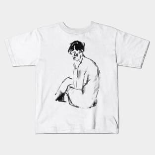 Body Hand Drawn Kids T-Shirt